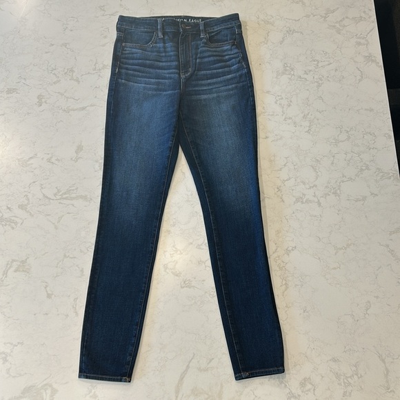 American Eagle AE Next Level Stretch Highest Rise Jegging Size 10 Xtra Long - Picture 4 of 16